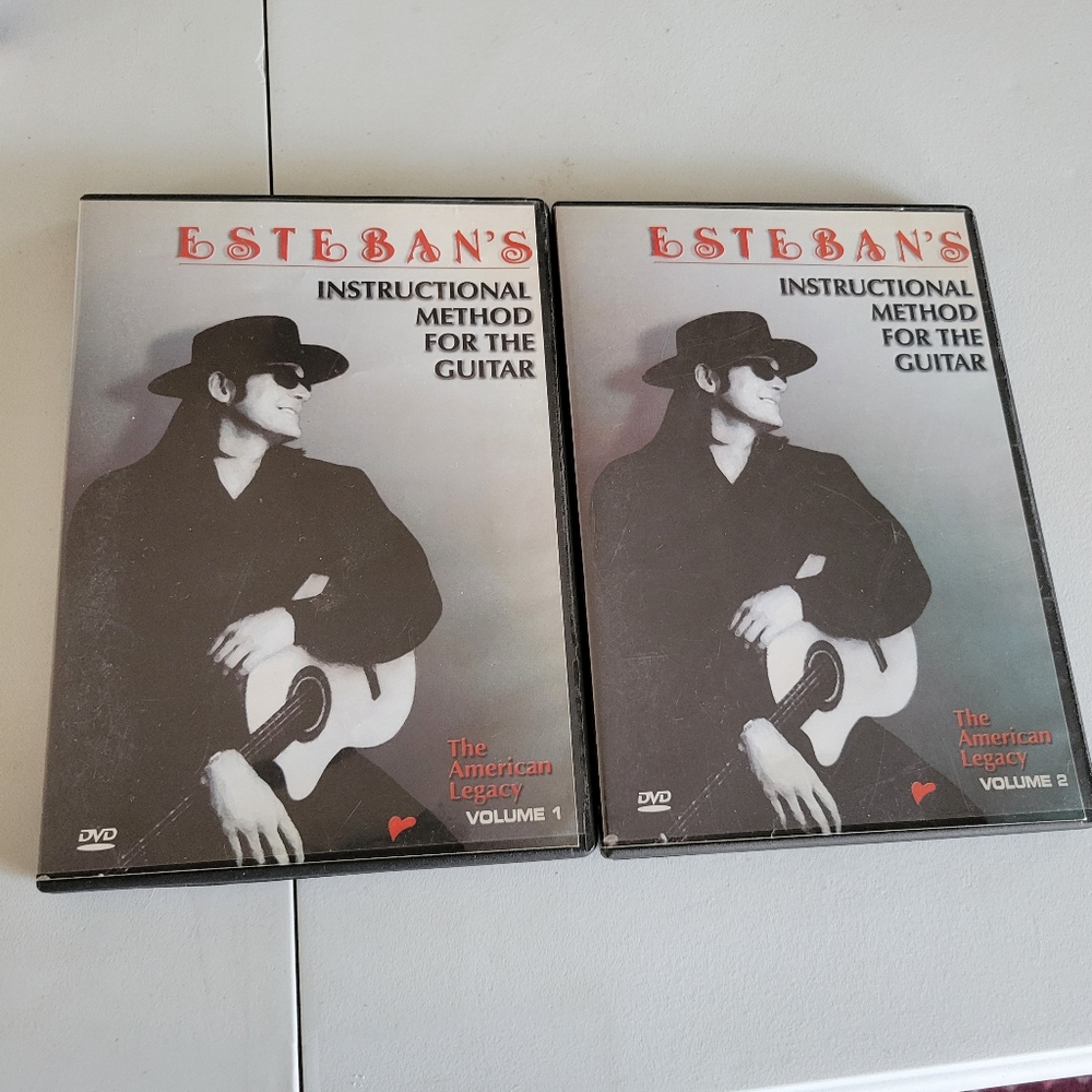 ESTEBAN'S INSTRUCTIONAL METHOD FOR THE GUITAR VOL 1 & 2-LEARN SONGS***